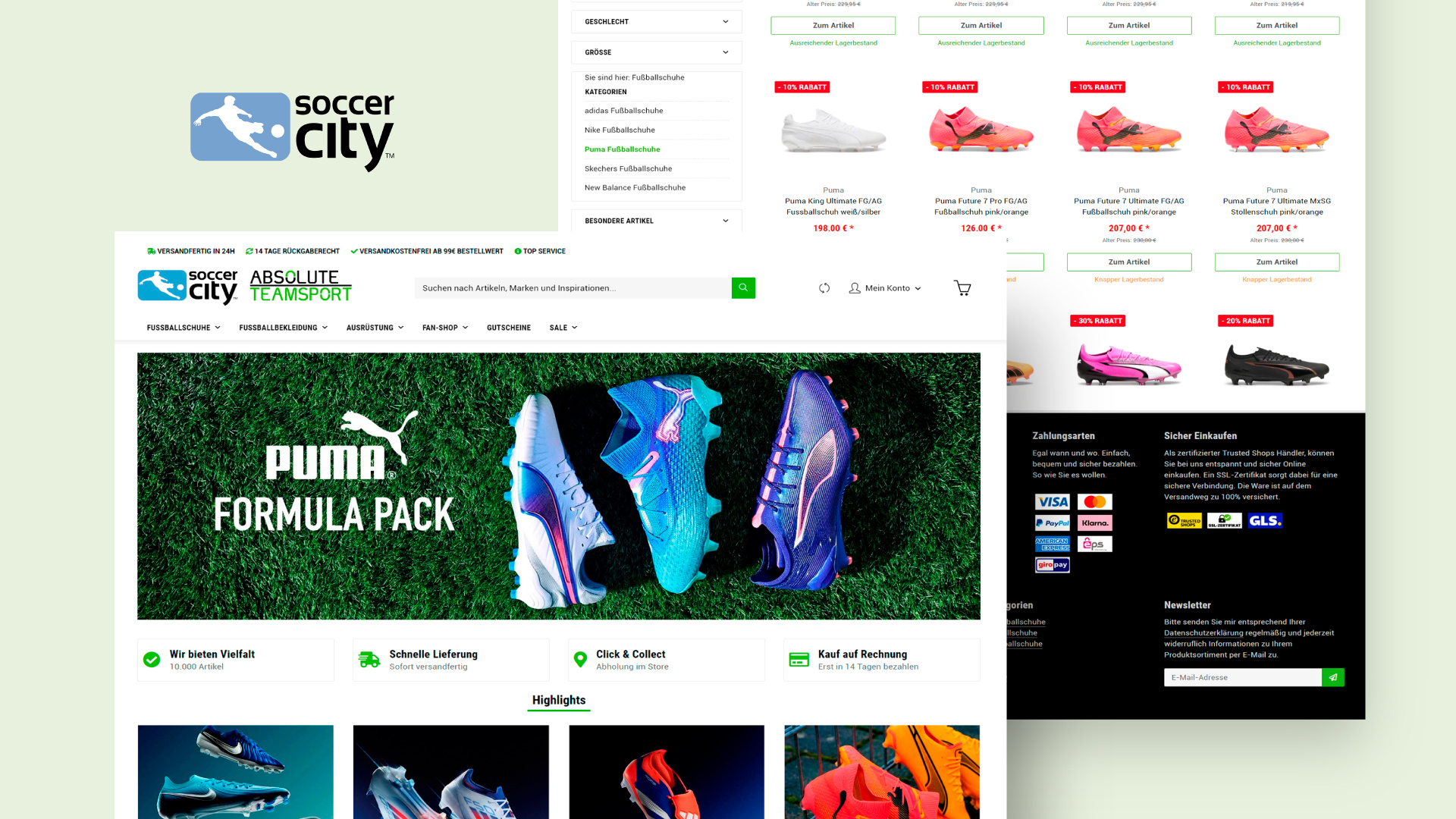 Soccercity - erfolgreiche Migration zu JTL-WaWi und ein individueller JTL-Shop