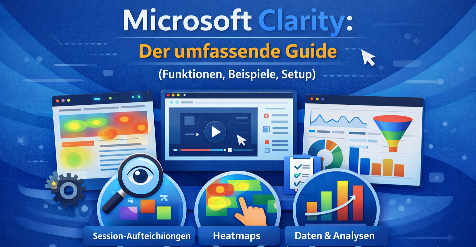 Microsoft Clarity: Der umfassende Guide (Funktionen, Setup, Beispiele & SEO-Nutzen)