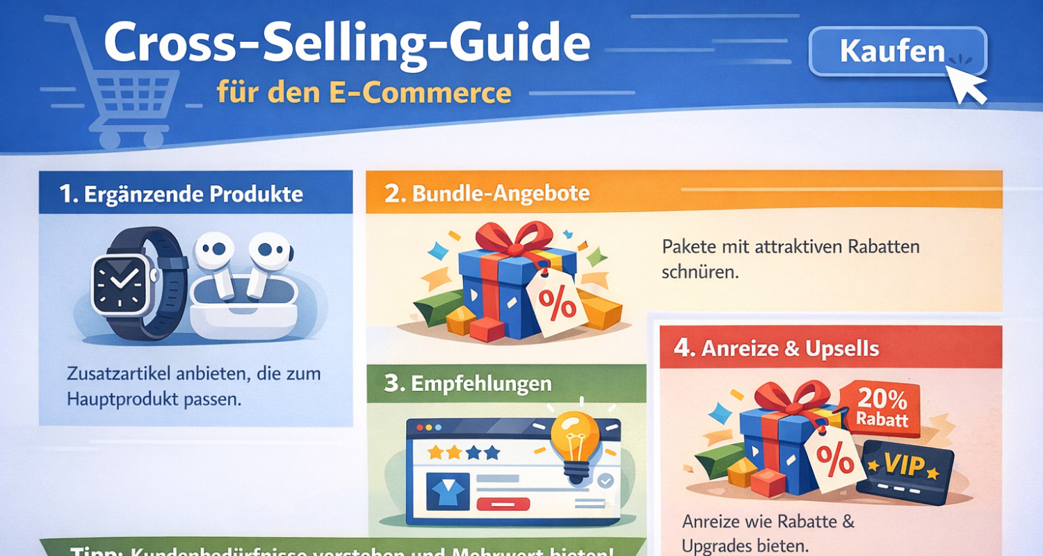 Der ultimative Cross-Selling-Guide für den E-Commerce: Strategien, Psychologie & Implementierung in JTL-Wawi
